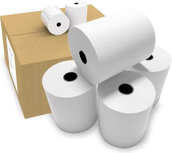 10 Rouleau de papier thermique 80 mm x 57 mm